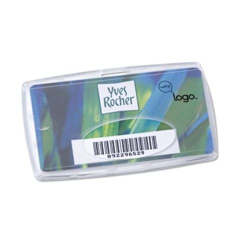 Porte badge ou carte de crédit publicitaire