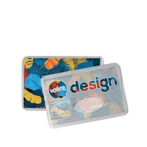 Protège carte de crédit 100% végétal personnalisé