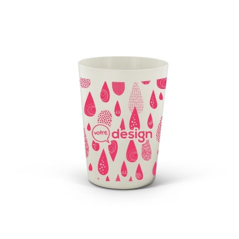 Gobelet publicitaire réutilisable 22 cl en Biocomposite