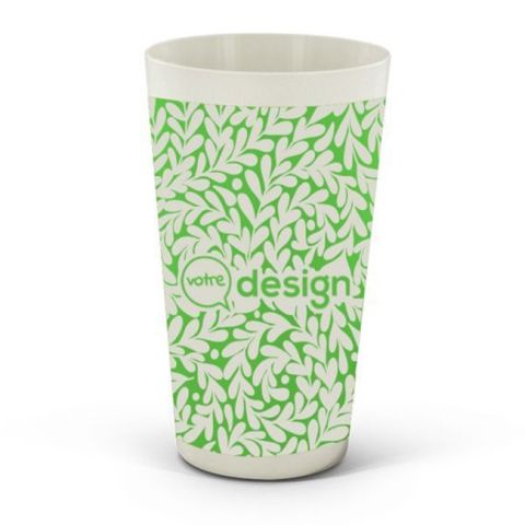 Gobelet publicitaire réutilisable 60 cl en Biocomposite