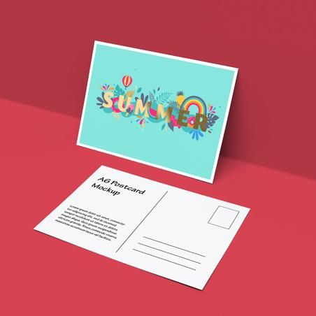 Carte postale personnalisé finition deluxe