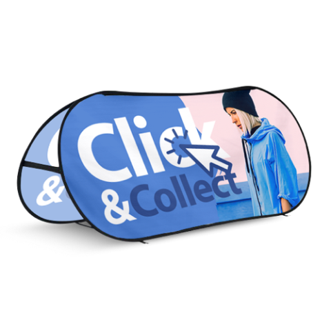 Banderole pop-out personnalisée