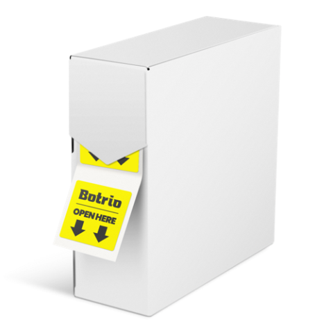 Autocollants fluo publicitaires