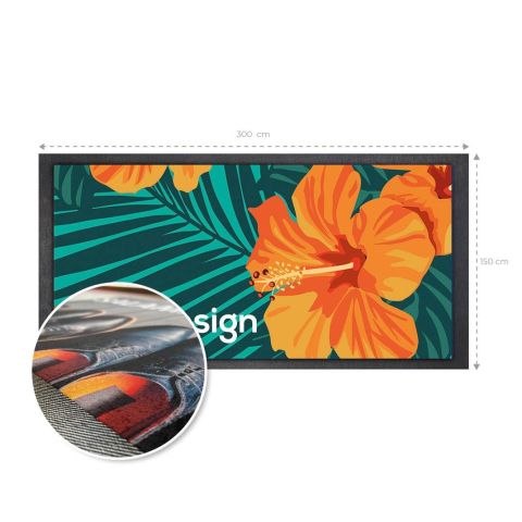 Tapis d'accueil personnalisé Floor Mat 150x300cm