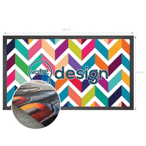 Tapis d'accueil personnalisé Floor Mat 85x150cm