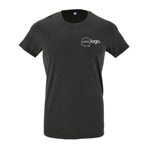 Tee-shirt homme col rond ajusté personnalisé REGENT FIT