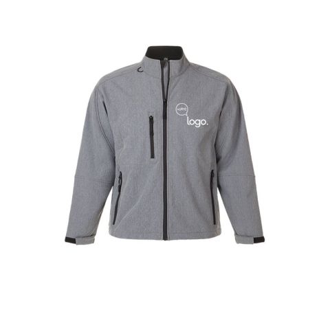 Veste homme zippée softshell personnalisée RELAX