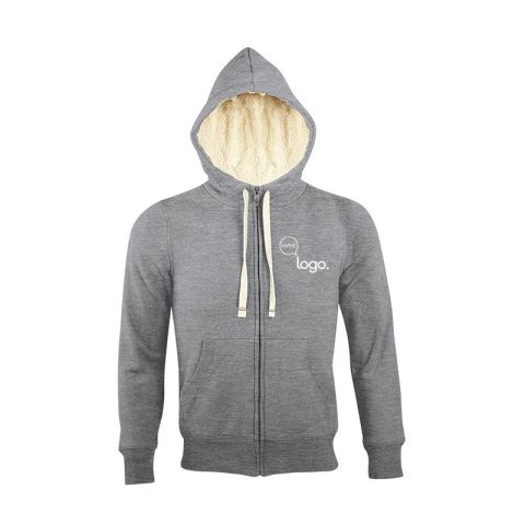 Veste zippée unisexe doublée sherpa personnalisée SHERPA
