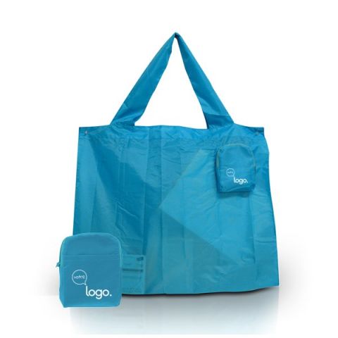 Sac shopping pliable publicitaire 190T