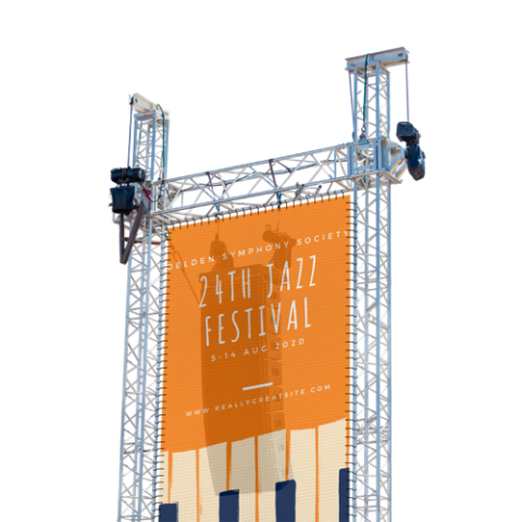 Banderole de scène personnalisée