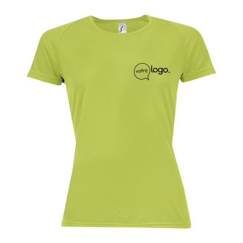 Tee-shirt femme manches raglan personnalisé SPORTY
