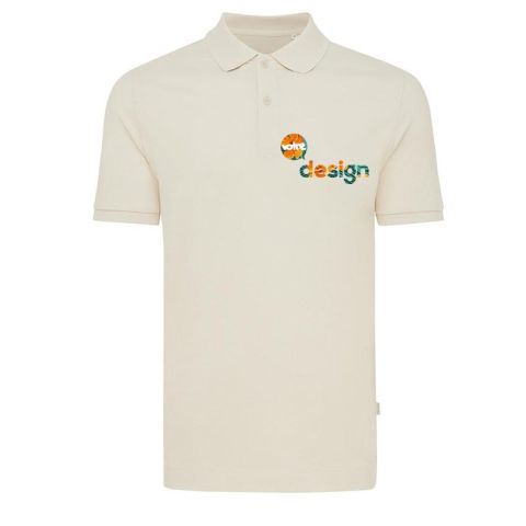 Polo personnalisé en coton piqué et recyclé Iqoniq Yosemite