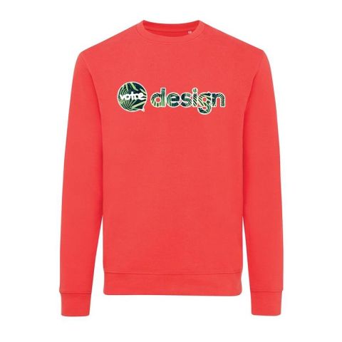 Pull à col rond personnalisé en coton recyclé - Iqoniq Zion