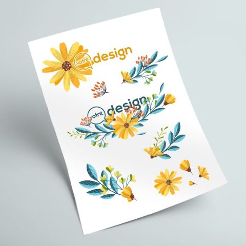 Tatouage 100% personnalisable 21x15cm