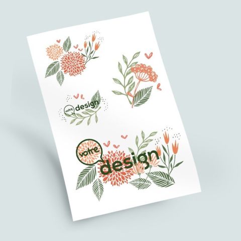 Tatouage 100% personnalisable 10x15cm