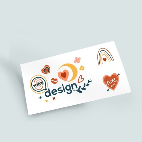 Tatouage 100% personnalisable 5x10cm