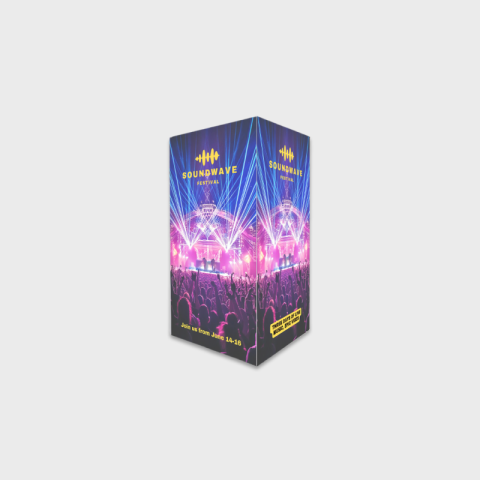 Tour avec cadre textile