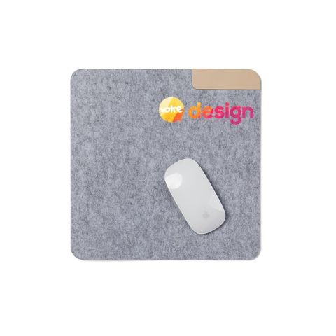 Sous-main publicitaire bureau en feutre recyclé GRS - VINGA Albon