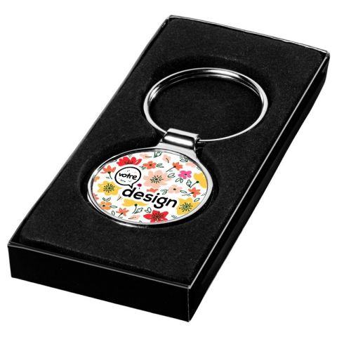 Porte-clés personnalisé rond