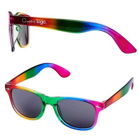 Lunettes de soleil personnalisée arc-en-ciel - Sun Ray