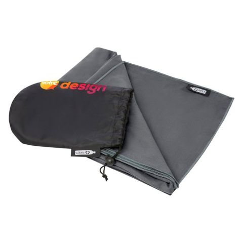 Serviette personnalisé Pieter ultra-légère à séchage rapide fabriquée en PET recyclé