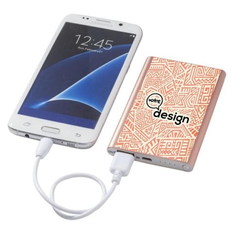 Batterie de secours personnalisé en aluminium 4000 mAh Pep