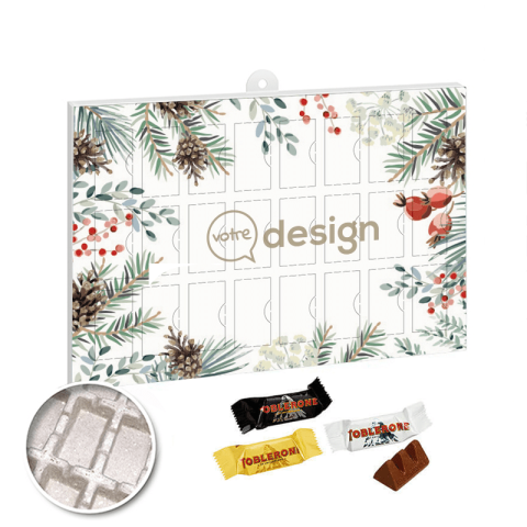 Calendrier de l'avent personnalisé Premium cadeau – version écologique BUSINESS
