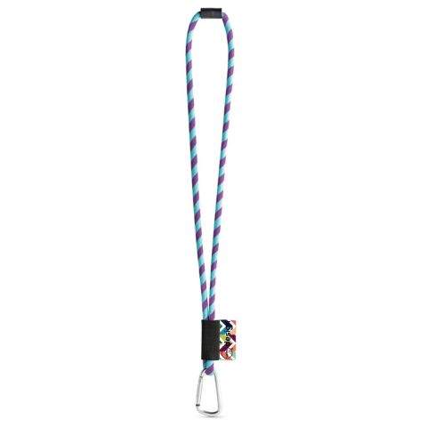 Lanyard publicitaire Tube Long Set II - ø8 x 470 mm