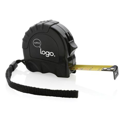 Mètre ruban 3M/16 mm en plastique recyclé RCS publicitaire