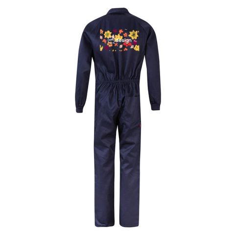 Combinaison de travail personnalisée en coton et polyester avec poches