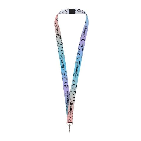 Tour de cou personnalisé sublimé en polyester avec fermeture de sécurité Bristol