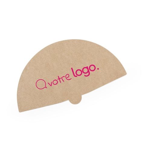 Eventail en carton personnalisé Bilsom