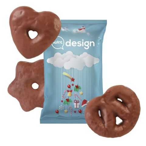 Mélange de pain d'épices en chocolat personnalisable