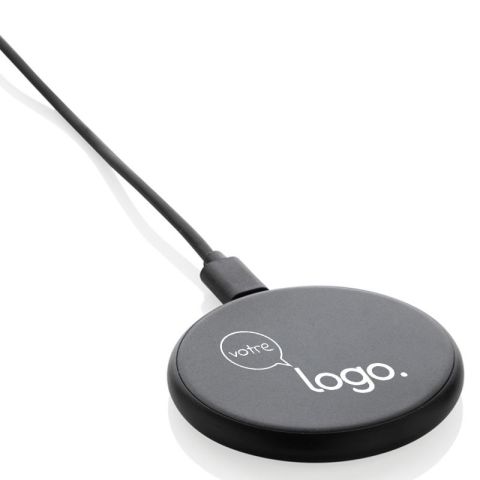 Chargeur magnétique sans fil personnalisé 15W avec câble USB-C recyclé