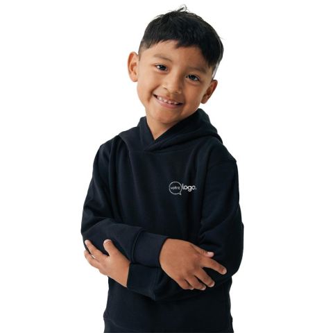 Sweat à capuche pour enfants personnalisé en coton biologique et recyclé