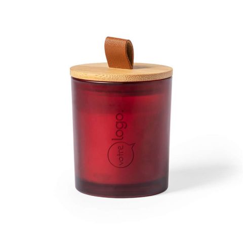 Bougie personnalisée en pot en verre - Lonka