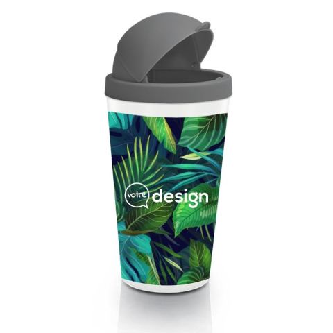 Gobelet 60cl et son couvercle personnalisés