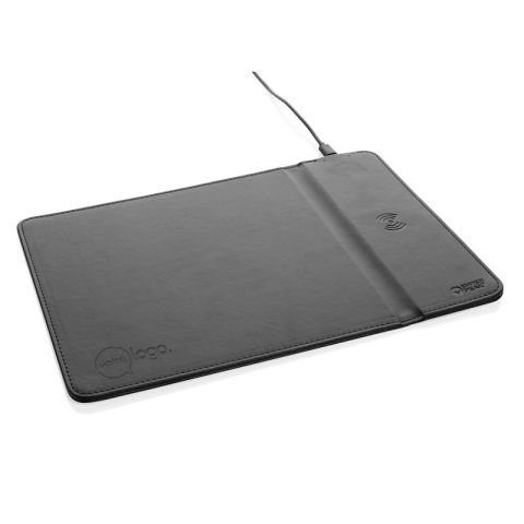 Tapis de souris avec chargeur 10W Swiss Peak personnalisé