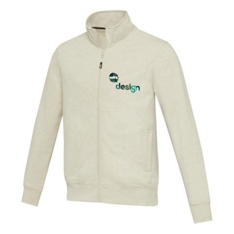 Pull publicitaire unisexe recyclé à fermeture éclair intégrale - Galena