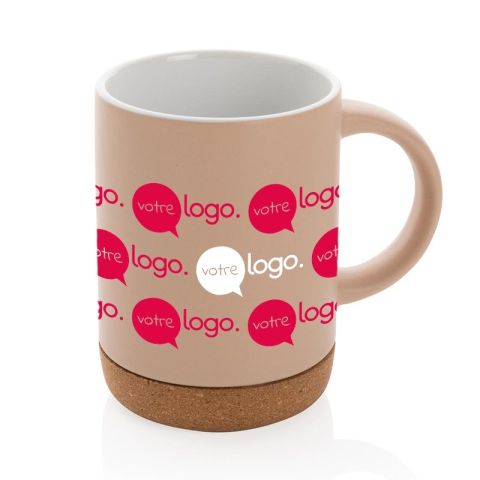 Mug personnalisé céramique et liège 280ml
