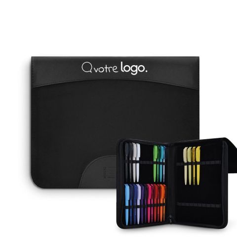 ETUI publicitaire DE PRESENTATION POUR STYLOS