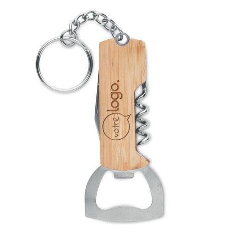 Outil de poche personnalisé 3en1 en bambou - ALLIN1