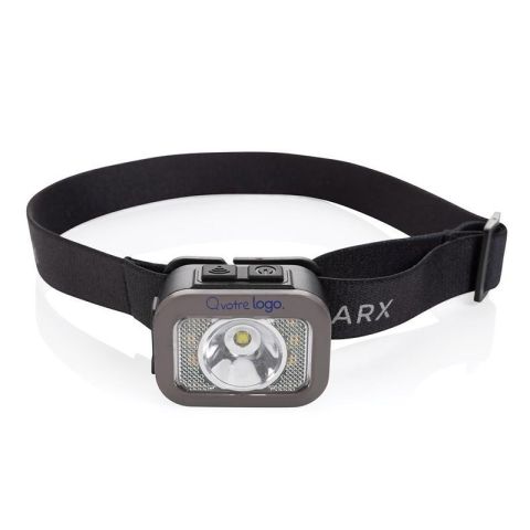 Lampe torche frontale personnalisée en ABS recyclé RCS - Gear X