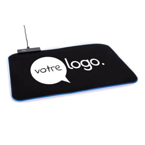 Tapis de souris gaming RGB personnalisé