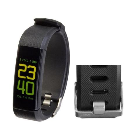 Bracelet d'activité publicitaire avec thermomètre - Prixton AT801