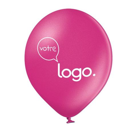 Ballon de baudruche personnalisé couleurs métalliques