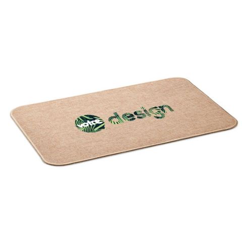 Paillasson en lin personnalisé ZAPZAP