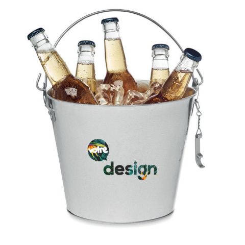 Seau à bouteille en métal 4L personnalisé - BUCKY
