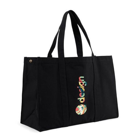 Grand tote bag en toile recyclée publicitaire AWARE™ VINGA - Hilo