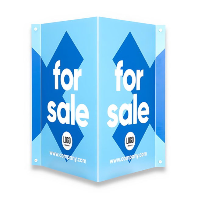 Panneau immobilier publicitaire